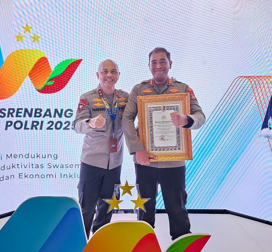 Polres Bangka Tengah Terima Penghargaan Pelayanan Prima Kategori A dari KemenPAN-RB