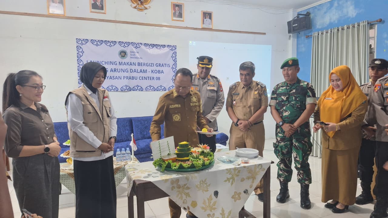 6 Sekolah di Bangka Tengah Launching Program MBG 